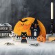 Glitzhome 12"L S/5 HAPPY HALLOWEEN Wooden Table Block