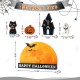 Glitzhome 12"L S/5 HAPPY HALLOWEEN Wooden Table Block