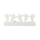 Glitzhome 18"L Halloween Wooden & Metal Ghost Silhouette Countdown Table Sign