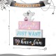Glitzhome 11.75"H Halloween Lighted Pink Wooden Ghost Block Word Sign