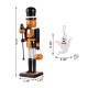 Glitzhome 18.50"H Halloween Wood Pumpkin Nutcracker w/Ghost Ornament