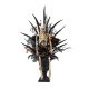 Glitzhome 22"H Halloween Black Rose, Skeleton and Berry Urn Table Tree