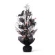 Glitzhome 20"H Lighted Pink Halloween Berries Table Tree