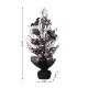 Glitzhome 20"H Lighted Pink Halloween Berries Table Tree