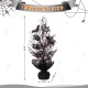 Glitzhome 20"H Lighted Pink Halloween Berries Table Tree
