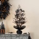 Glitzhome 20"H Lighted Pink Halloween Berries Table Tree