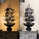 Glitzhome 20"H Lighted Pink Halloween Berries Table Tree
