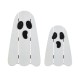 Glitzhome 24"H S/2 Halloween Lighted Wood Ghost Porch Decor