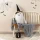 Glitzhome 65.25"H Halloween Oversized Lighted Fabric Ghost Sitter Porch Decor, with Timer