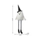 Glitzhome 65.25"H Halloween Oversized Lighted Fabric Ghost Sitter Porch Decor, with Timer
