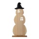 Glitzhome 35"H Halloween Wooden Pumpkin Haunted House Porch Decor