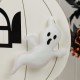 Glitzhome 35"H Halloween Wooden Pumpkin Haunted House Porch Decor
