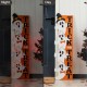 Glitzhome 42"H Lighted Halloween Wood Stacked Ghost with "Trick or Treat" Porch Sign w/Timer