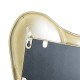 Glitzhome Set of 2 Metal Frame Wavy Wall Mirror