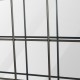 Glitzhome Set of 2 Farmhouse Wooden/Metal Windowpane Wall Mirror