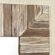 Glitzhome Set of 2 Farmhouse Rectangle Wooden Frame Wall Mirror