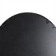 Glitzhome Set of 2 Oversized Black Metal/Glass Arched Wall Mirror