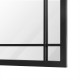 Glitzhome Set of 2 Oversized Black Metal/Glass Arched Wall Mirror