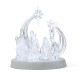Glitzhome 9"L Christmas Lighted Acrylic Tabletop Nativity Scene Figurine