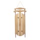 Glitzhome 34.25"H Wooden Natural Christmas Sleigh Porch Decor