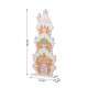 Glitzhome 35.25”H Wooden Christmas Gingerbread House Porch Decor (KD)