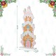 Glitzhome 35.25”H Wooden Christmas Gingerbread House Porch Decor (KD)