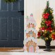 Glitzhome 35.25”H Wooden Christmas Gingerbread House Porch Decor (KD)
