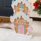 Glitzhome 35.25”H Wooden Christmas Gingerbread House Porch Decor (KD)
