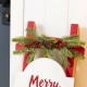 Glitzhome 42"H Wooden Christmas Snowman Sleigh Porch  Sign (KD)