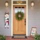 Glitzhome 42"H Wooden Christmas Snowman Sleigh Porch  Sign (KD)