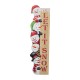 Glitzhome 41.75"H Lighted Wooden Christmas Let it Sonw Stack Snowman Porch Decor with Timer (KD)