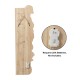 Glitzhome 41.75"H Lighted Wooden Christmas Let it Sonw Stack Snowman Porch Decor with Timer (KD)
