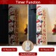 Glitzhome 41.75"H Lighted Wooden Christmas Let it Sonw Stack Snowman Porch Decor with Timer (KD)