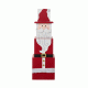 Glitzhome 24.5"H Christmas Wood Santa and Nutcracker Reversible Boxed Porch Decor