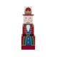 Glitzhome 24.5"H Christmas Wood Santa and Nutcracker Reversible Boxed Porch Decor