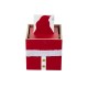 Glitzhome 24.5"H Christmas Wood Santa and Nutcracker Reversible Boxed Porch Decor