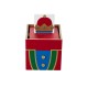 Glitzhome 24.5"H Christmas Wood Santa and Nutcracker Reversible Boxed Porch Decor
