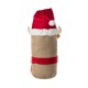 Glitzhome 20"H Christmas Linen Highland Cow Doorstop Porch Decor