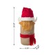 Glitzhome 20"H Christmas Linen Highland Cow Doorstop Porch Decor