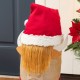 Glitzhome 20"H Christmas Linen Highland Cow Doorstop Porch Decor