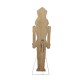 Glitzhome 60"H Christmas Wooden Pink Nutcracker Porch Decor (KD)