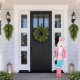 Glitzhome 60"H Christmas Wooden Pink Nutcracker Porch Decor (KD)
