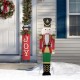 Glitzhome 60"H Christmas Wooden Traditional Nutcracker Porch Decor (KD)