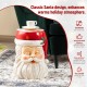 Glitzhome 16"H Christmas MGO SantaStool or Accent Table