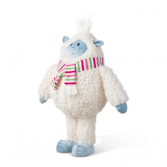 Glitzhome 22"H Christmas Fabric Standing Yeti