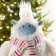 Glitzhome 22"H Christmas Fabric Standing Yeti
