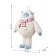 Glitzhome 22"H Christmas Fabric Standing Yeti