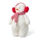 Glitzhome 17.75"H Christmas Fabric Standing Snowman