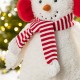 Glitzhome 17.75"H Christmas Fabric Standing Snowman