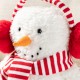 Glitzhome 17.75"H Christmas Fabric Standing Snowman